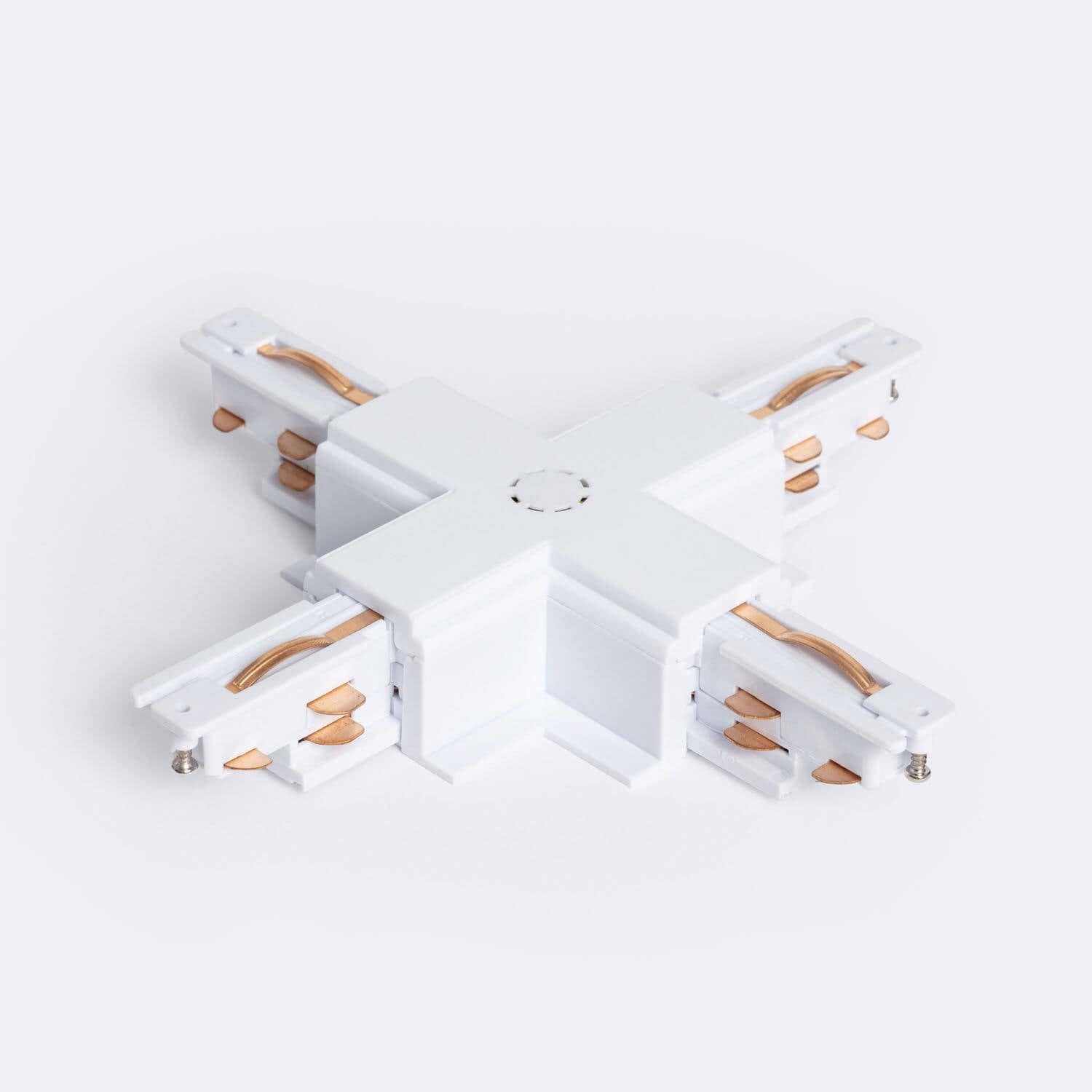 Connecteur Type X pour Rail Triphasé DALI Track Encastré Aluminium