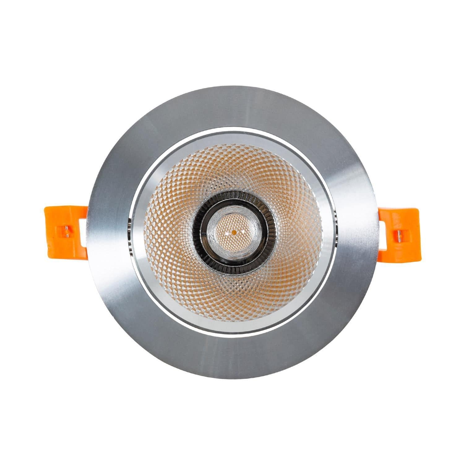 Spot Downlight LED 15W Rond COB CRI90 Coupe Ø 90 mm Argentée – Image 5