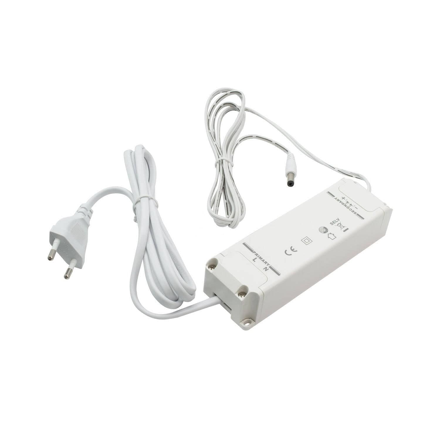 Transformateur 24V DC 40W 1.66A avec Prise