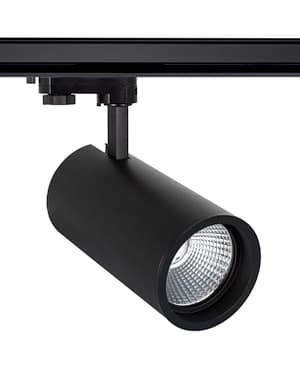 Spot LED sur Rail Triphasé 40W d'Angelo LIFUD Noir
