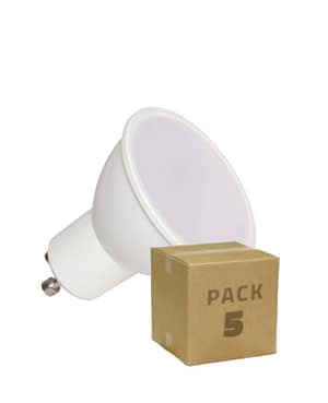 Pack de 5 Ampoules LED GU10 6W 550 lm 100º