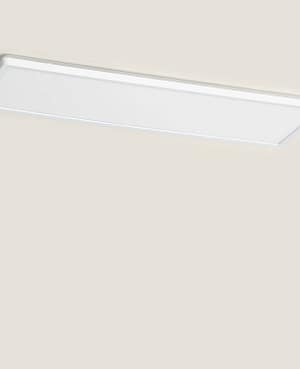 Plafonnier LED Rectangulaire Variation par Paliers 3 Niveaux SwitchDimm 24W Double Face 580x200mm