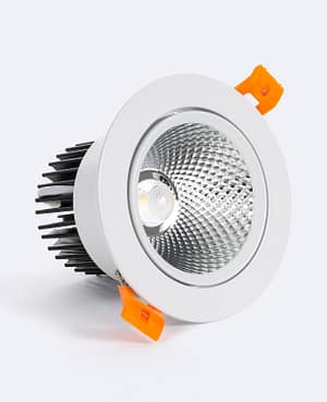 Spot Downlight LED 12W Rond Dimmable Dim to Warm Coupe Ø 90 mm
