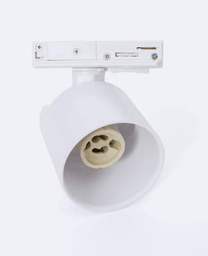 Spot à Douille sur Rail Monophasé Davos pour Ampoule LED GU10 AR111
