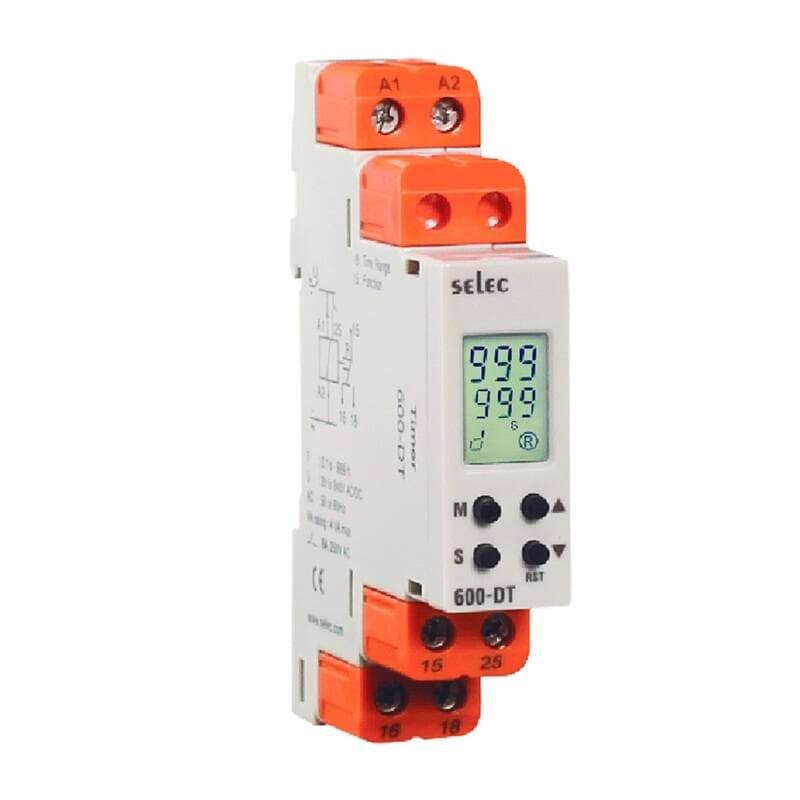Relais Temporisateur Multifonction LCD Numérique 600DT-CU Industriel/Tertiaire/Résidentiel MAXGE