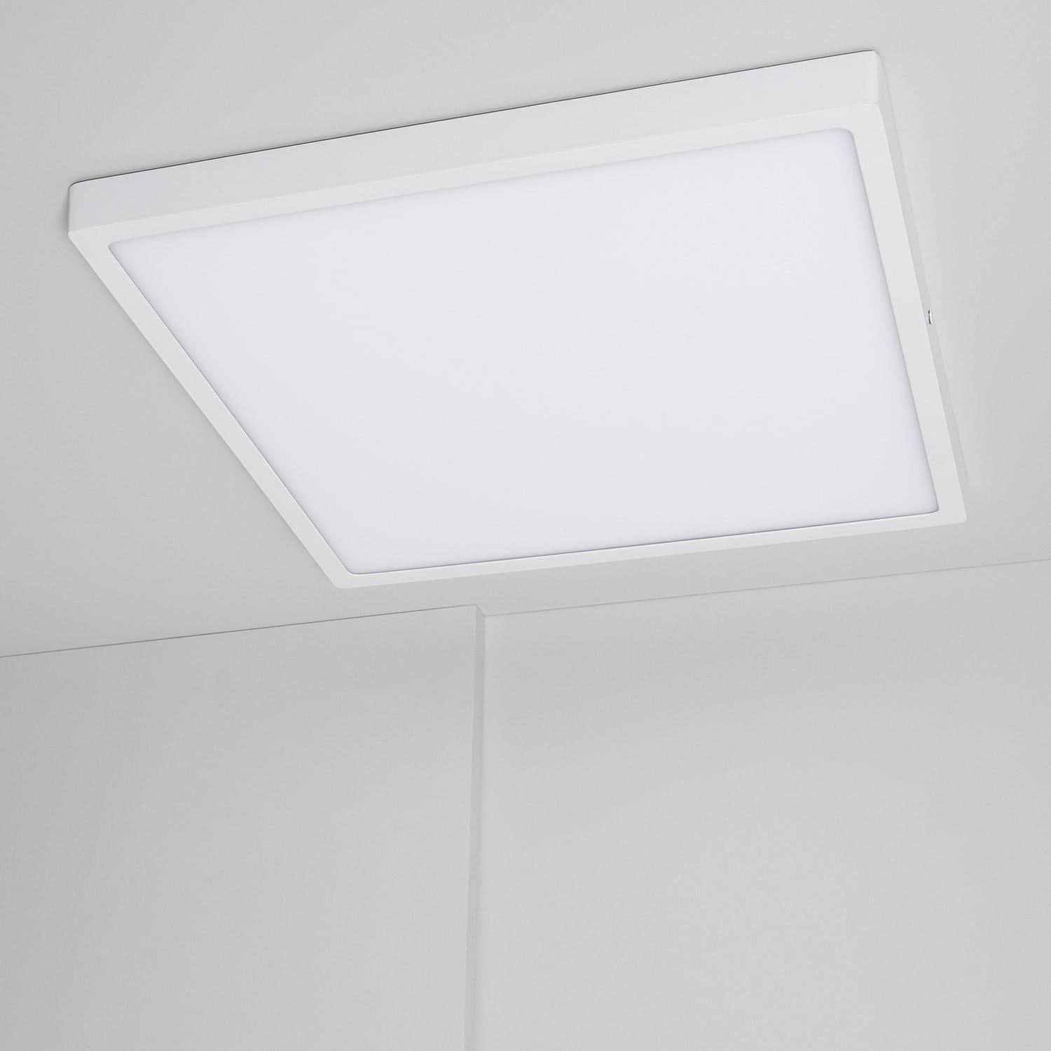 Plafonnier LED Carré 30W Extra-Plat CCT Sélectionnable 400x400 mm – Image 3