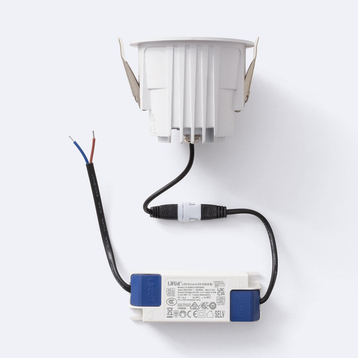 Downlight LED 12W Rond HOTEL CRI90 Coupe Ø 75 mm LIFUD – Image 5