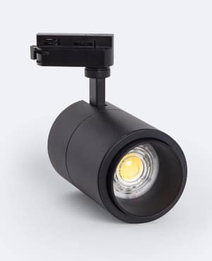 Spot LED sur Rail Monophasé 30W Dimmable CCT Sélectionnable Pulyx Multi-angle 15-60º