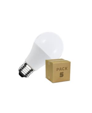 Pack de 5 Ampoules LED E27 10W 1000 lm A60