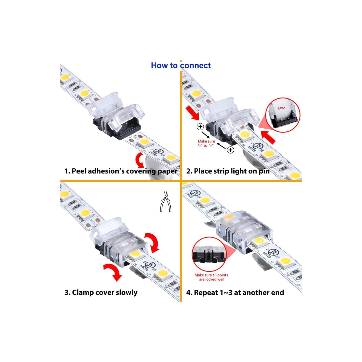 Connecteur HIPPO pour Ruban LED IP20 – Image 2
