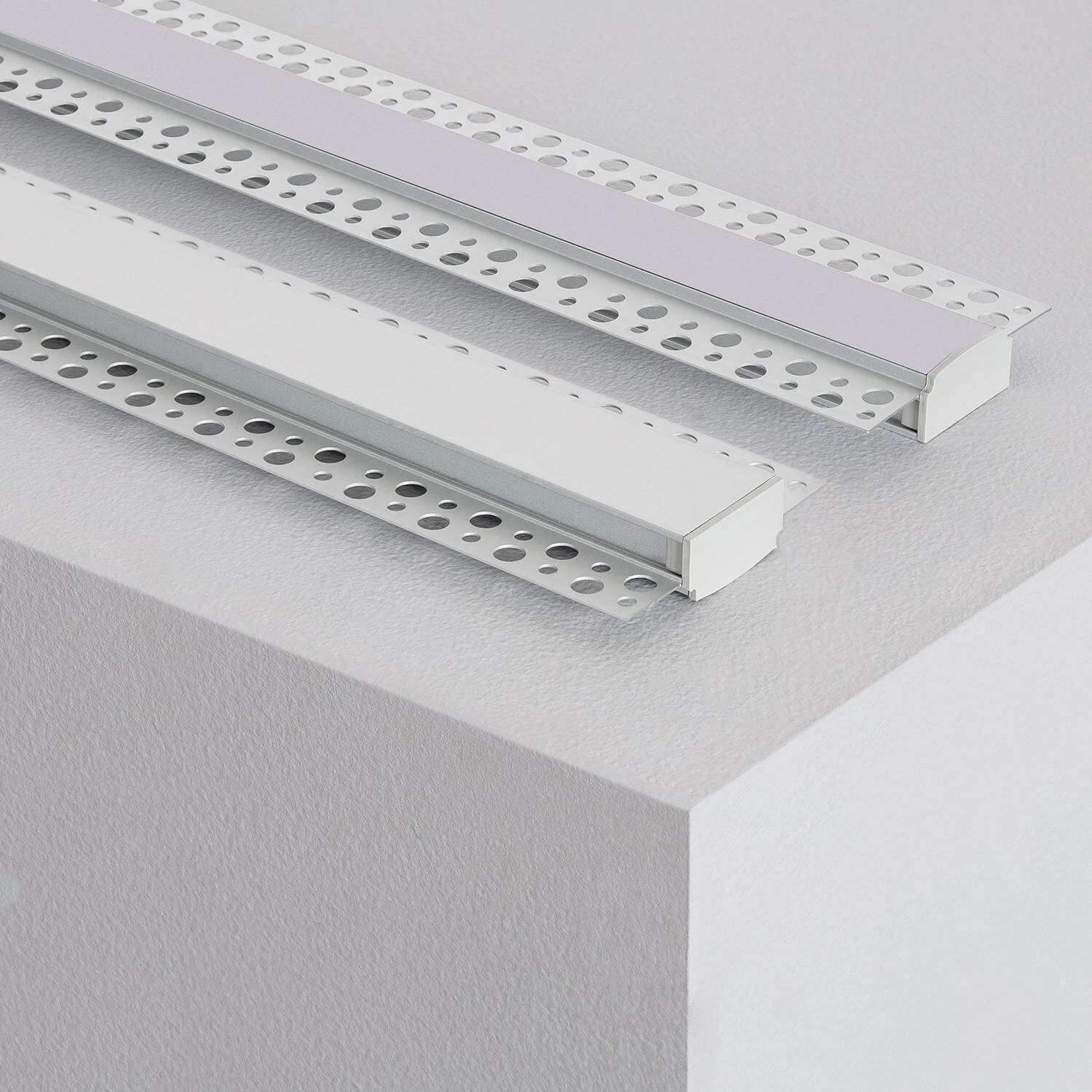 Profilé Aluminium Intégration Plâtre/Placo pour Rubans LED jusqu'à 20 mm – Image 4