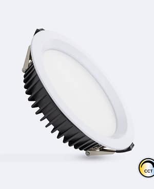 Downlight LED 15W Circulaire SAMSUNG AERO CCT Sélectionnable 130 lm/W Microprismatique LIFUD Coupe Ø 160 mm