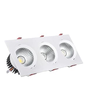 Spot Downlight LED 30W Rectangulaire Madison Coupe 315x95 mm