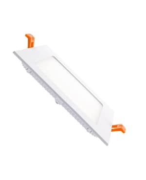 Dalle LED 9W Carrée Extra-Plate Coupe 135x135 mm