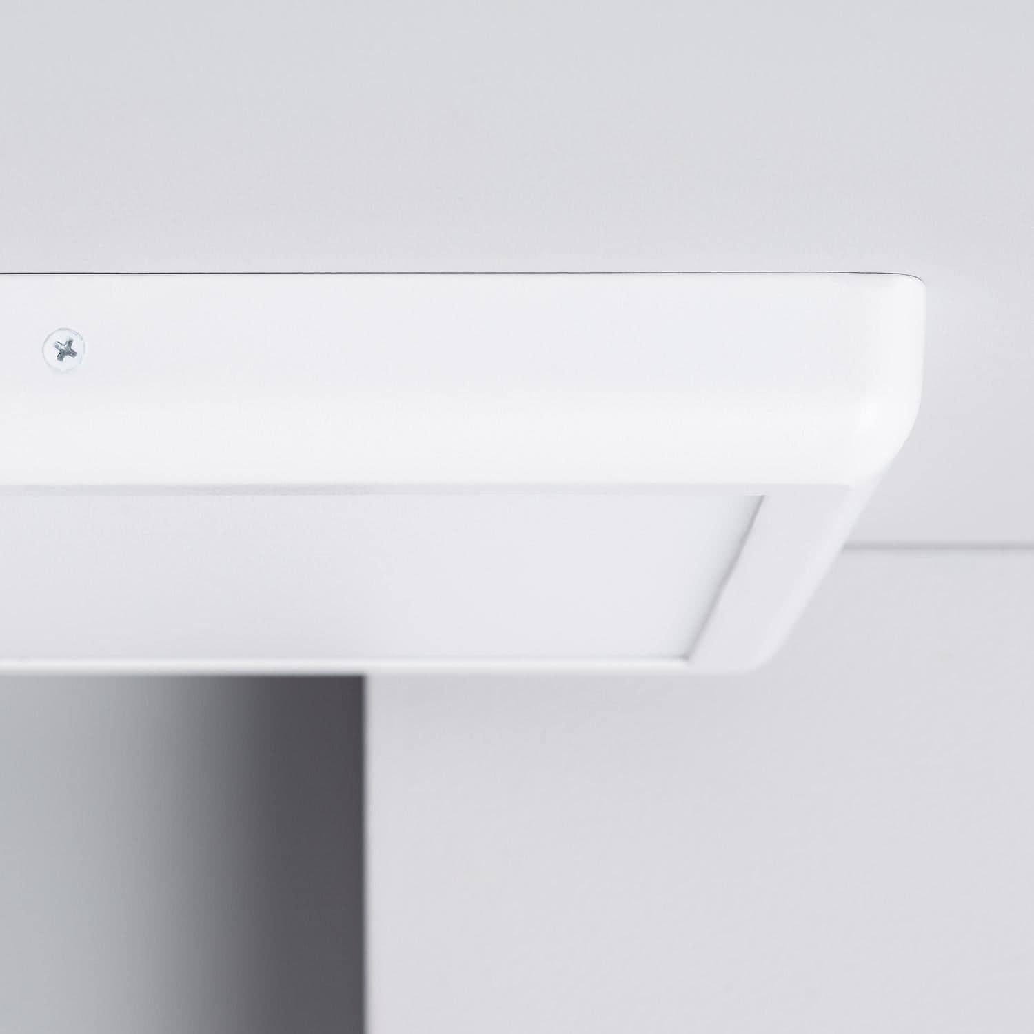 Plafonnier LED Métal Carré Design 24W Métal 300x300 mm White – Image 5